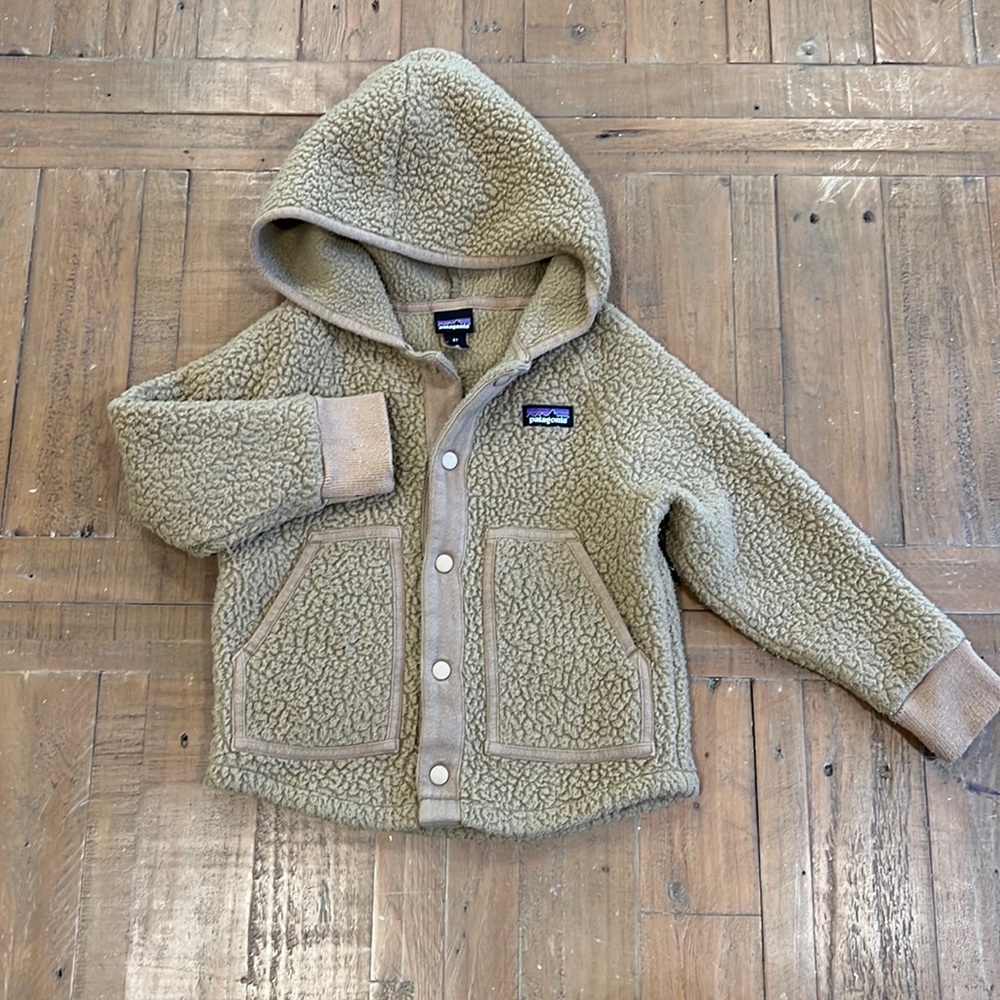 Patagonia Retro fleece snap front jacket